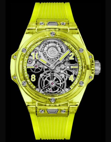 Big Bang Tourbillon Automatic Yellow Neon SAXEM