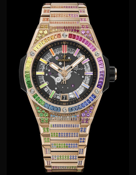 Big Bang Integrated Time Only King Gold Rainbow