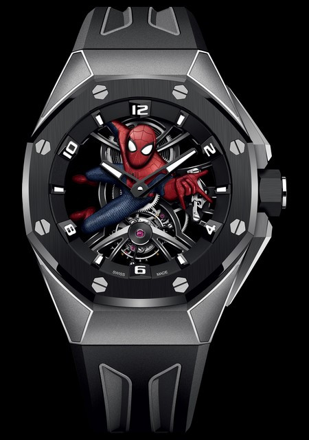 La Cote des Montres : La montre Audemars Piguet Royal Oak Concept  Tourbillon « Spider-Man » - Audemars Piguet dévoile l'édition limitée Royal  Oak Concept Tourbillon « Spider-Man » au cours de