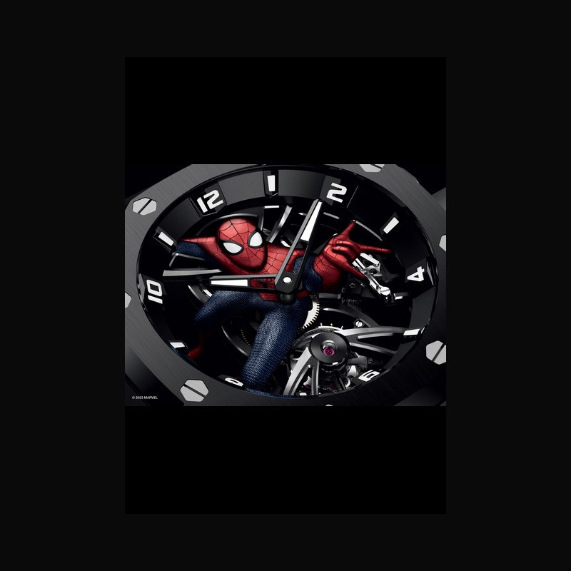 La Cote des Montres : La montre Audemars Piguet Royal Oak Concept  Tourbillon « Spider-Man » - Audemars Piguet dévoile l'édition limitée Royal  Oak Concept Tourbillon « Spider-Man » au cours de
