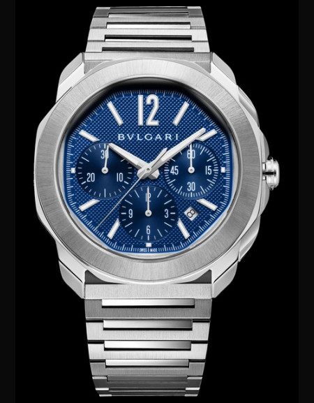 Octo Roma Chronograph Bleu