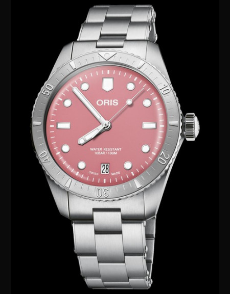 Oris Divers Sixty Five Cotton Candy