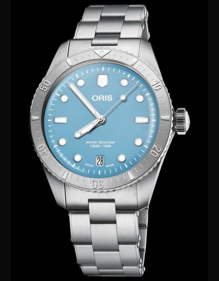 Oris Divers Sixty Five Cotton Candy