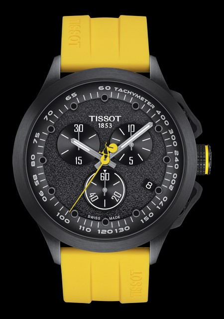 Tissot Tissot T-Race Cycling Tour de France 2023 T-Race  Acier Inoxydable Cadran Noir Bracelet