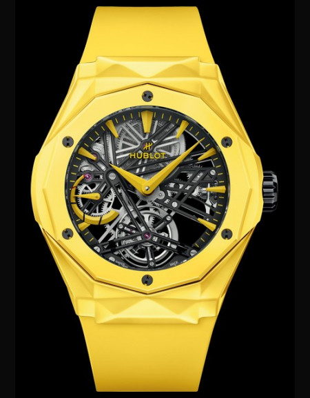 Classic Fusion Tourbillon Orlinski Ceramic Yellow Magic