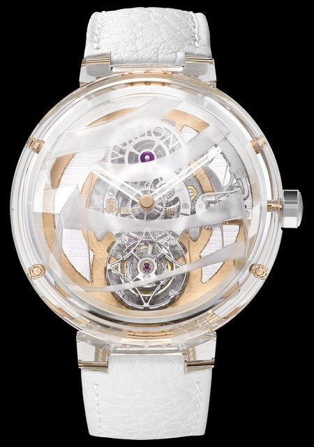 Tambour Moon Saphir Tourbillon Volant Poinçon de Genève Frank Gehry