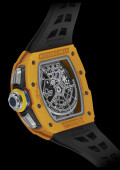 RM-65-01 Chronographe A Rattrapante Automatique Quartz TPT® Jaune Orangé