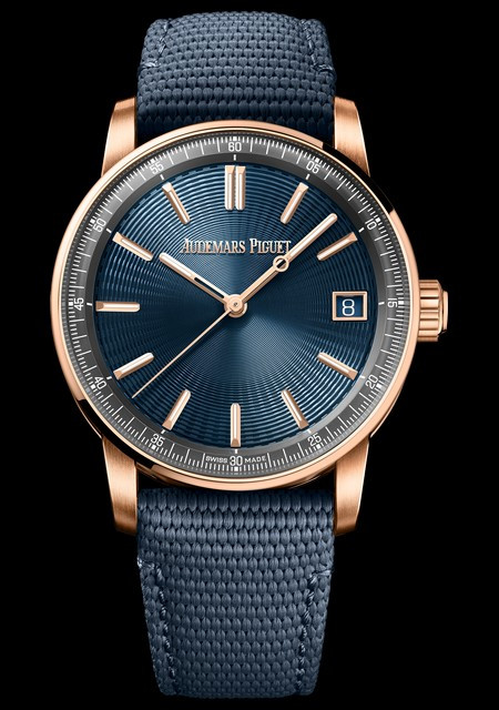 Audemars Piguet Code by Audemars Piguet Automatique Code  Or Rose Cadran Bleu Nuit