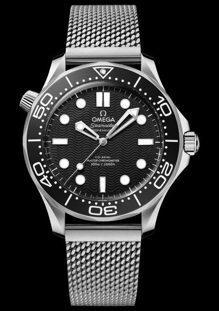 Montre Plongeur MWC Quartz 300m - Boîtier Acier 45mm, Bracelet Gris Céramique, Verre Saphir - Neuf