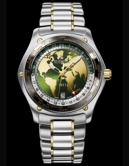 EBEL 1911 Globe Verte 42 mm