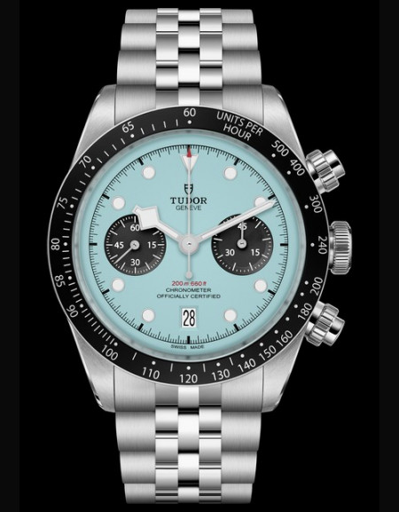 Black Bay Chrono « Flamingo Blue »