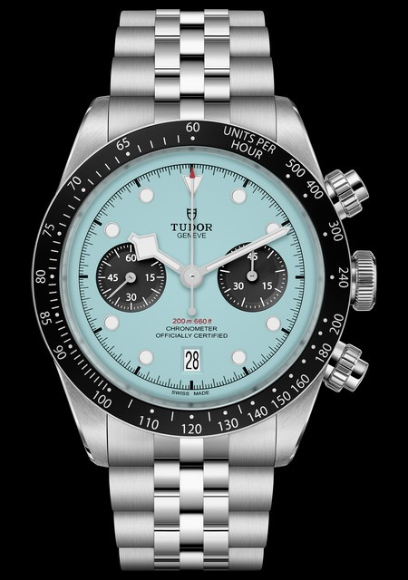 Black Bay Chrono « Flamingo Blue »