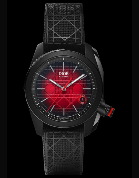 Chiffre Rouge 38mm Noir Ultramatte