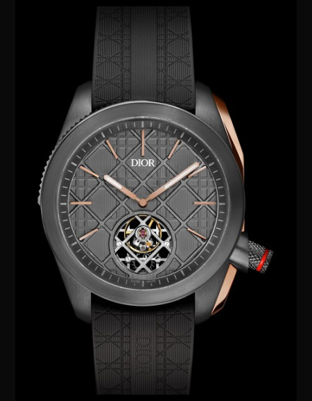 Chiffre Rouge 41mm Tourbillon Gris Ultramatte