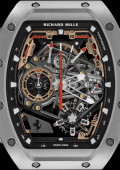 RM 43-01 Tourbillon Chronographe à Rattrapante Ferrari - Titane