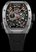 RM 43-01 Tourbillon Chronographe à Rattrapante Ferrari - Titane