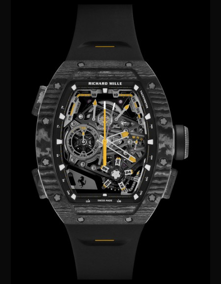 RM 43-01 Tourbillon Chronographe à Rattrapante Ferrari - Carbone TPT®