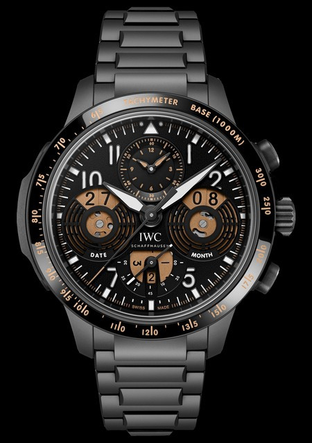 Montre D’Aviateur Performance Chronograph Calendrier Perpétuel Affichage Digital Date-Mois