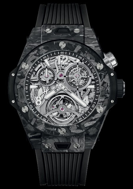 Big Bang Tourbillon Chronograph Cathedral Minute Repeater Frosted Carbon 20th Anniversary