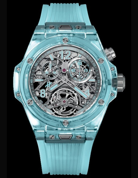 Big Bang Tourbillon Chronograph 20th Anniversary Water Blue Sapphire