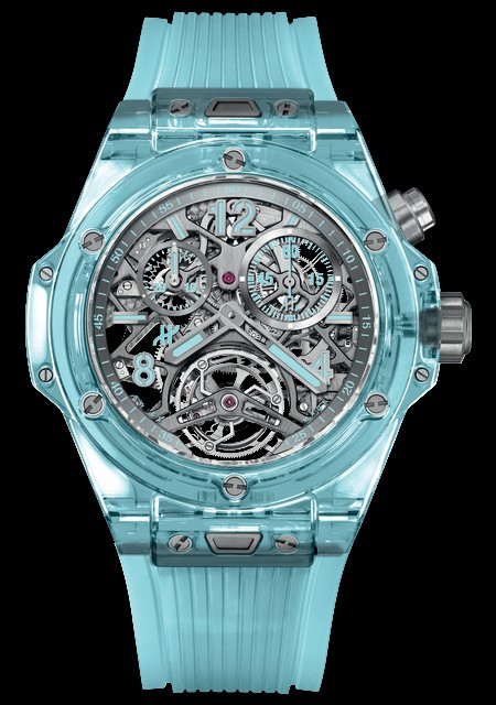 Big Bang Tourbillon Chronograph 20th Anniversary Water Blue Sapphire