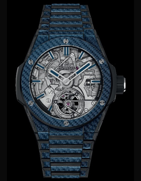Big Bang Integrated Tourbillon Cathedral Minute Repeater 20th Anniversary Blue Carbon