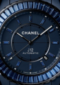 Montre J12 Bleu 42 mm Saphirs