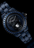 Montre J12 Bleu Tourbillon Diamond