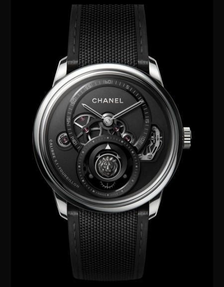 Monsieur Platine Tourbillon Lion