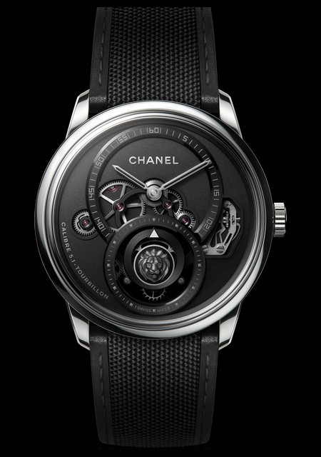 Monsieur Platine Tourbillon Lion