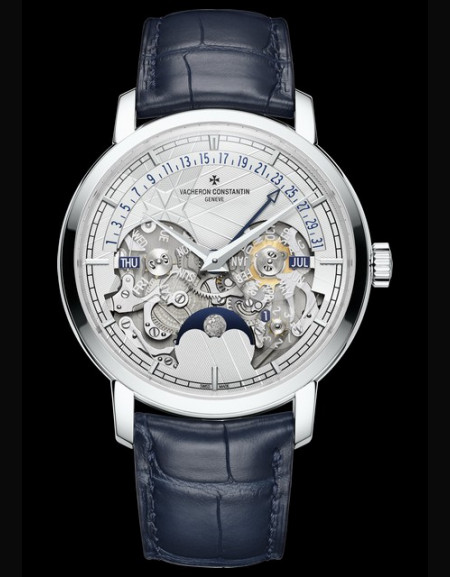Traditionnelle Tourbillon Date Rétrograde Openface