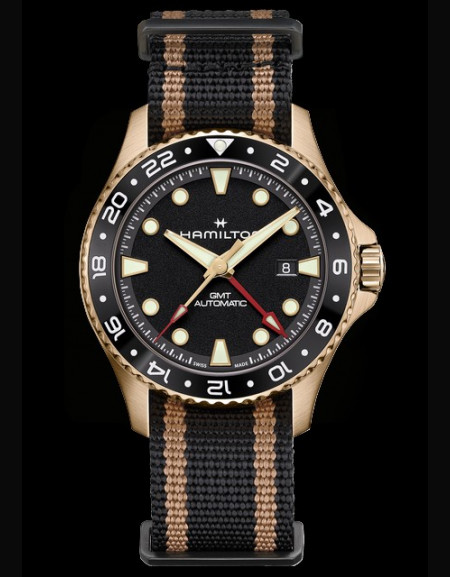 Khaki Navy Scuba Auto GMT