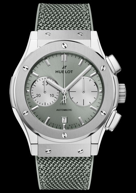 Classic Fusion Chronograph Titanium Sage Green