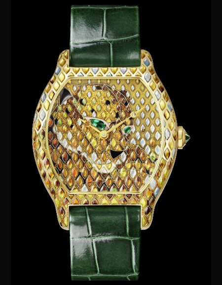 Montre Tortue Panthère Métiers d’Art