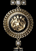 Sautoir Mademoiselle Privé Bouton Lion