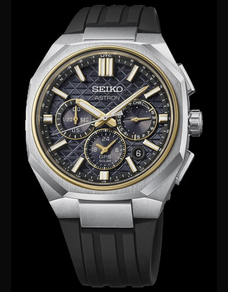 Astron GPS Solaire Dual-Time Chronographe