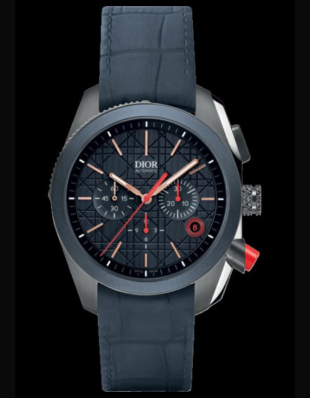 Chiffre Rouge Chronographe Blue Ultramatte