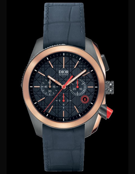 Chiffre Rouge Chronographe Blue Ultramatte