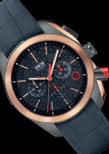 Chiffre Rouge Chronographe Blue Ultramatte