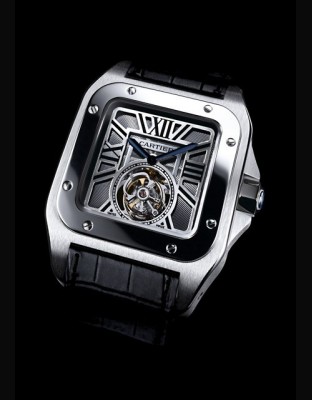 Santos 100 tourbillon volant