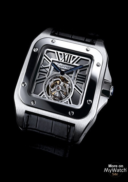 Santos 100 tourbillon volant