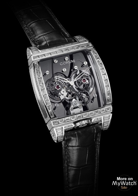 Golden Tourbillon Panoramique Grey Sapphire