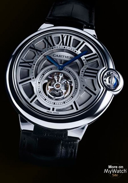 Cartier Ballon Bleu de Cartier tourbillon volant Collection Haute Horlogerie W6920021 Or Gris
