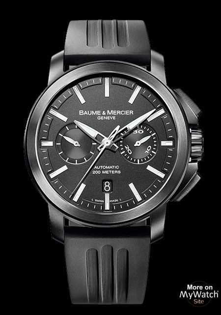 Classima Executives Magnum XXL Chronographe Acier PVD Noir