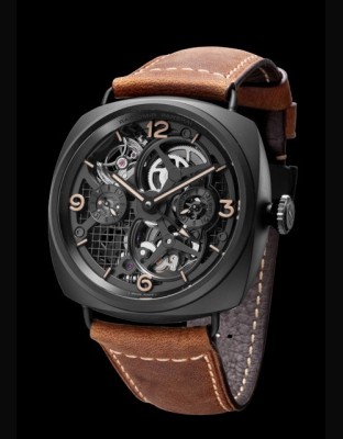 Lo Scienziato Radiomir Tourbillon GMT Ceramica