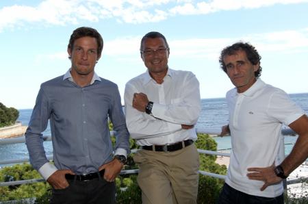 Jenson Button, Jean-Christophe Babin, Alain Prost