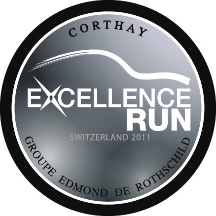 Logo de l'Excellence Run Corthay - Groupe Edmond de Rothschild : sur la route des métiers d'art.