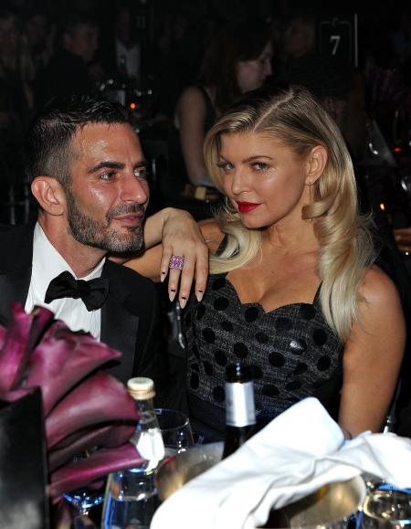 Fergie et Marc Jacobs lors du dîner. 