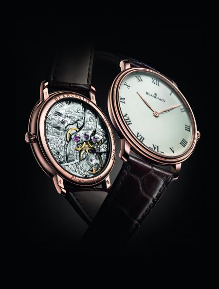 La Villeret Grande Décoration Edition spéciale - Only Watch 2011, née du travail des maîtres horlogers Blancpain et de la maître graveuse Marie-Laure Tarbouriech.