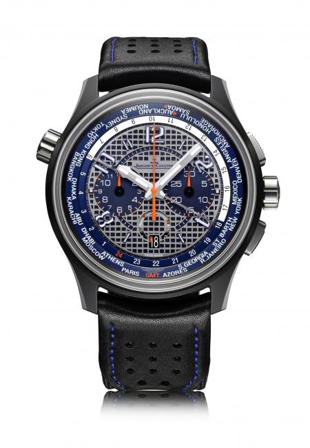 L'AMVOX5 World Chronograph LMP1 (Réf. Q193J480, Série limitée 250 pièces) célèbre 7 ans de partenariat entre Jaeger-LeCoultre et Aston Martin Racing.